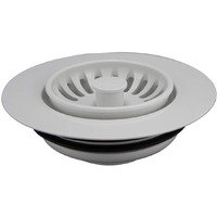 STRAINER/DISPOSAL RIM WH (Pack of 1)