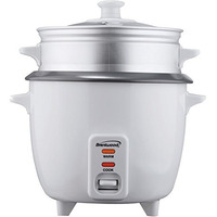 Brentwood 5 Cup Rice Cooker/Non-Stick with Steamer(D0102H7Y2VY.)