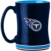 Tennessee Titans Coffee Mug 14oz Sculpted Relief Team Color