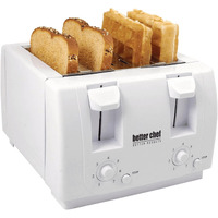 Better Chef Wide Slot 4-Slice Dual Control Toaster