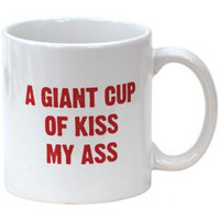 Attitude mug a giant cup of kiss my ass - 22 oz(D0102H5Q7BA)