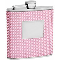 6 Oz. Hip Flask Holder with Rhinestone Finish
