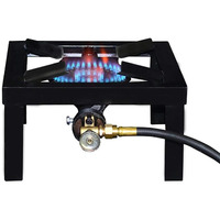 Base Camp 1 Burner Angle Iron Stove 15000 BTU