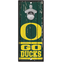 Oregon Ducks Sign Wood 5x11 Bottle Opener