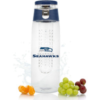 Seattle Seahawks Sport Bottle 24oz Plastic Infuser Style