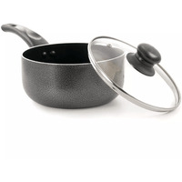Better Chef 1.5Qt Aluminum Sauce Pan with Glass Lid