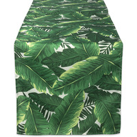 DII Banana Leaf Outdoor Table Runner