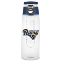 Los Angeles Rams Sport Bottle 24oz Plastic Infuser Style