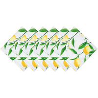 DII Lemon Bliss Print Outdoor Napkin (Set of 6)