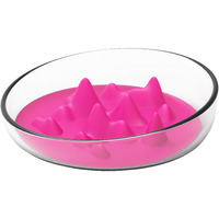 Pet Life  'Cirlicue' Mountain Shaped Modern Slow Feeding Pet Bowl(D0102HAXIMY.)