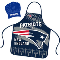 New England Patriots Chef Hat and Apron Set