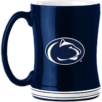 Penn State Nittany Lions Coffee Mug 14oz Sculpted Relief Team Color
