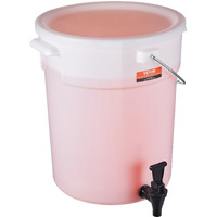 VEVOR Beverage Dispenser, 5 Gallon Drink Dispensers for Parties, Plastic Juice Dispenser with Spigot and Lid, Iced Tea Lemonade Juice Water Dispenser, for Restaurants, Hotels, Parties