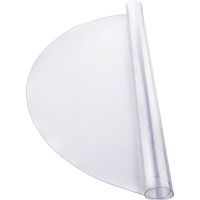 VEVOR PVC Table Protector 48 Inch Round Clear Plastic Desk Protector 2.0mm Thick