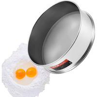 VEVOR Flour Sieve Fine Mesh Stainless Steel 80 Mesh Flour Sifter for Baking Cake