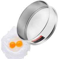 VEVOR Flour Sieve Fine Mesh Stainless Steel 12 Mesh Flour Sifter for Baking Cake