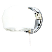 FIXT SCONCE 1L WHT/CHRM (Pack of 1)