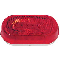 OVAL CLEARANCE LIGHT RED