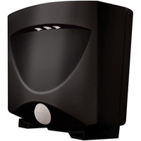 Battery-Powered Motion-Activated Outdoor Night-Light in Bronze