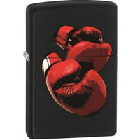 218CI010059 - ZIPPO PROCUT Red Boxing gloves Black Matte
