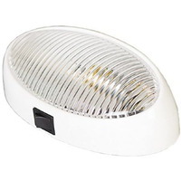 PORCH LIGHT OVAL W/SW CLR CD1