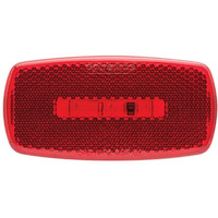 LED M/C;OVAL;WHT; RED