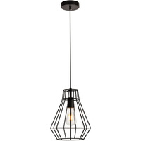 Jago Collection Pendant D9.1 H12.3 Lt:1 Black Finish