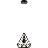 Jago Collection Pendant D9.8 H9.8 Lt:1 Black Finish
