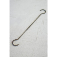 SET OF TWELVE LONG WIRE S HOOKS LONG
