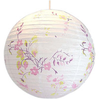 [Flower vine]Chinese/Japanese Style Hanging lantern Decorative Paper Lantern 16"