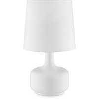 17.25"H Cheru White Table Touch Lamp