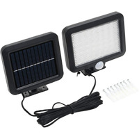 vidaXL Solar Lamp with Motion Sensor LED Lights White