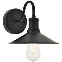 Etude 1 light black Wall Sconce