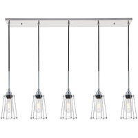 Auspice 5 light chrome Pendant