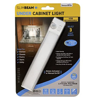 6012170 UNDER CABINET LIGHT WHT Sensor Brite SlimBeam+ Under Cabinet Light (Pack of 1)