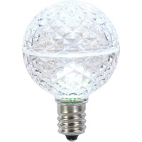 G50 Faceted LED Cool White E17 .45W 25Bx