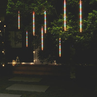 vidaXL Meteor Lights 8 pcs 2 ft Colorful 288 LEDs Indoor Outdoor