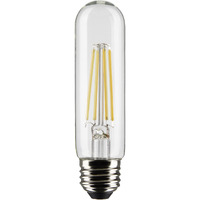 Satco 8 WATT T10 LED CLEAR MEDIUM BASE 90 CRI 2700K 120 VOLT