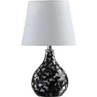 12 Modern Black And White Swirl Table Lamp