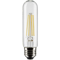 Satco 8 WATT T10 LED CLEAR MEDIUM BASE 90 CRI 3000K 120 VOLT