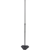 Hex-Base Quarter-Turn Threadless Mic Stand, Black