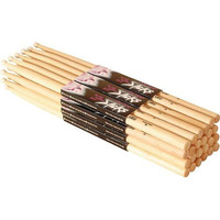Maple Drum Sticks (2B, Wood Tip, 12pr)
