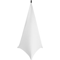 Speaker/Lighting  Stand Skirt, White