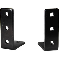 1U One Unit Rack Rails L Shape Bracket for DJ Controller Flight Cases