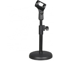 Desktop Microphone Stand Table Desk Mic Holder Stands clip Holder Mount clamp Round Base Podcast Recording 5core MS RBS BOOM Ratings Best Deal(D0102HXSE32)