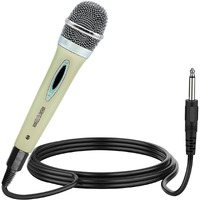 5 cORE Premium Vocal Dynamic cardioid Handheld Microphone Unidirectional Mic with 12ft Detachable XLR cable to inch Audio Jack and OnOff Switch for Karaoke Singing (White) PM 286 WH(D0102HXU73P)