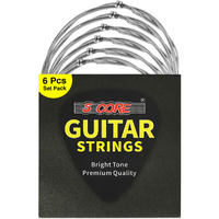 5 core Electric guitar Strings Pure Nickel guitar Strings 010-048 guitar Strings Electric 6 String set gS EL NK(D0102H7SR76)