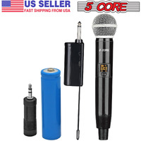 5 core Pro Wireless Handheld Microphone Transmitter with Vocal Microphone capsule for use with Wireless Systems Rechargeable Digital WM 1001(D0102H7NKJJ)