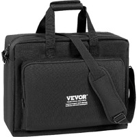 VEVOR Padded DJ Mixer Gig Bag, 1200D Oxford Fabric, DJ Gear Carry Bag with a Storage Pocket 4.92 ft Removable Shoulder Strap 0.39 in Padding, 19.29 x 8.66 x 15.34 in Storage Case for DJ Controller