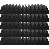 VEVOR Acoustic Foam Panels 50 Pack 12 x 12 x 2 in for Studio Wall and Ceiling
